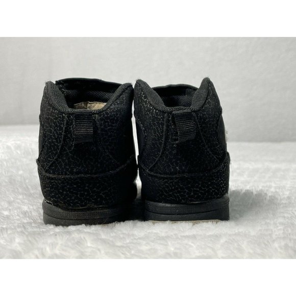 SHAQ Black Zip Up High Top Basketball Shoes 8 Tots - Picture 5 of 5